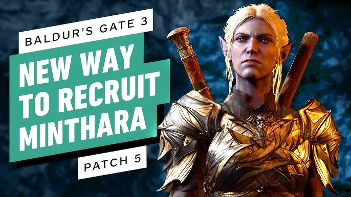 How To Officially Recruit Minthara In Update #5 (Good Playthrough