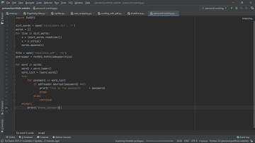 cracking forgotten passwords in python