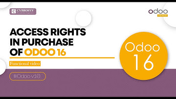 How to Set Access Rights in Odoo 16 Purchase App | Odoo 16 Functional Tutorials