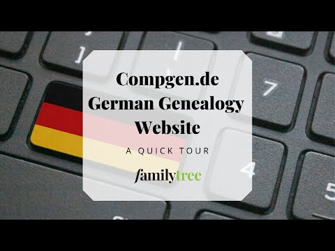 Compgen.de German Genealogy Website: A Quick Tour