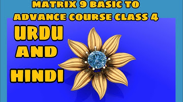 Flower Pendant 3D Modeling in Matrix 9/matrix 7 8 9/how to make flower locket design/gemvision 3d