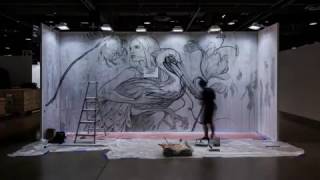 Time Lapse of James Jean Painting His Mural at Complex Con 2016