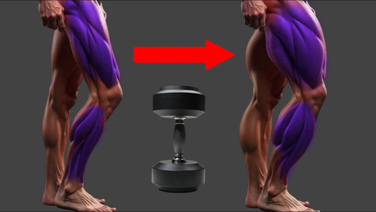 7 Powerful 🔥 Dumbbell Leg Exercises to Grow Huge Legs at Home | 100% ...