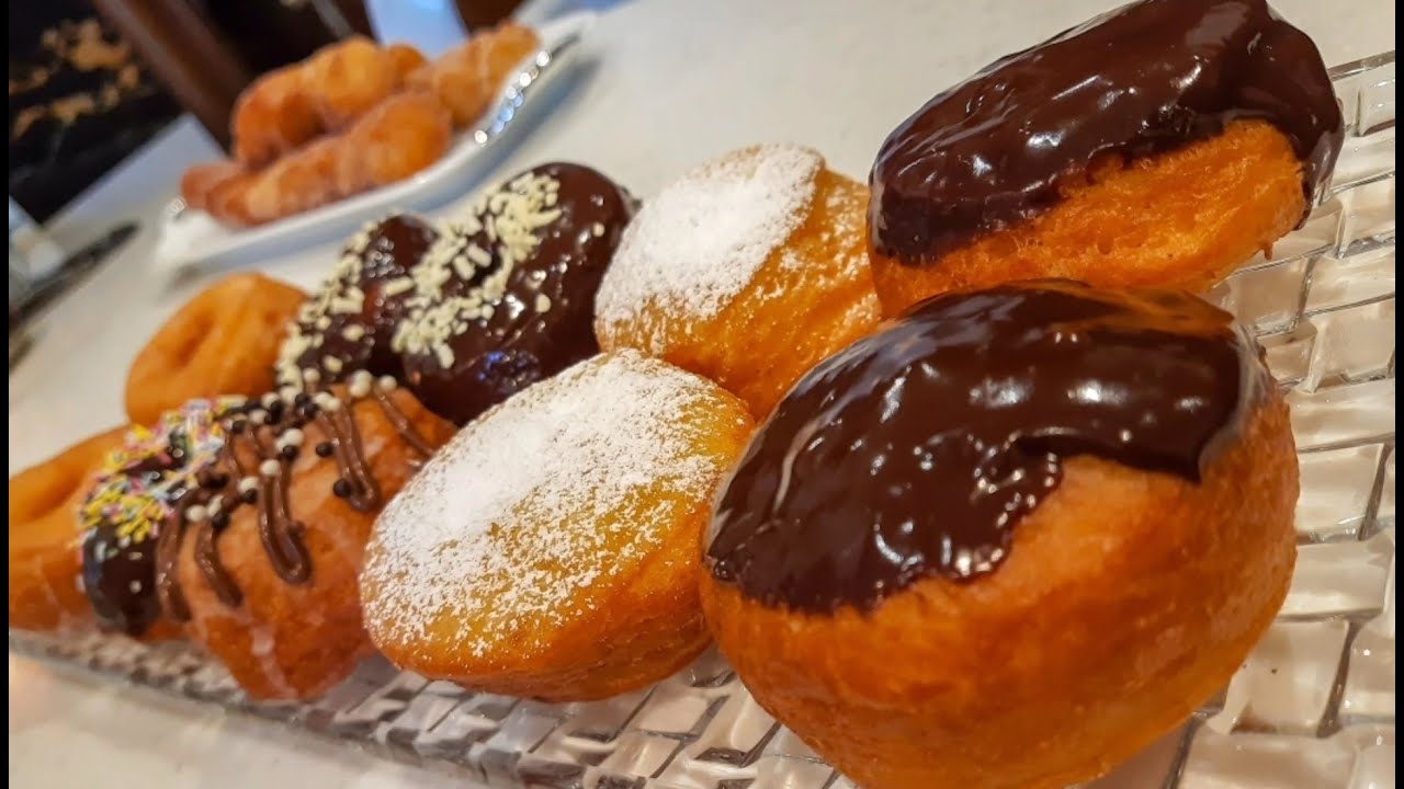 How To Make Doughnut Filling | Sugar Glaze | Custard Cream | Chocolate