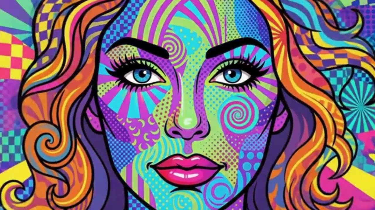 🎵 DJ ART MUSIC | Psychedelic Visuals | psychedelic background | relaxing and listening to psytrance
