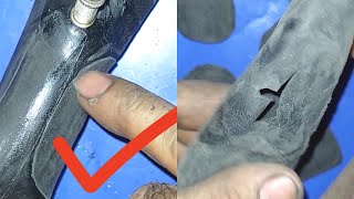 #3تصليح_دراجات طريقة لحام العجلة به قطع كبيرBicycle repair