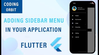 flutter sidebar | navigation drawer