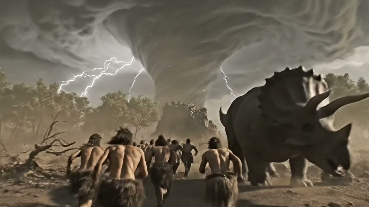 Prehistoric Planet: Primal Whirlwind Tornado - Prehistoric Survival in Ancient Storms | Dinosaurs