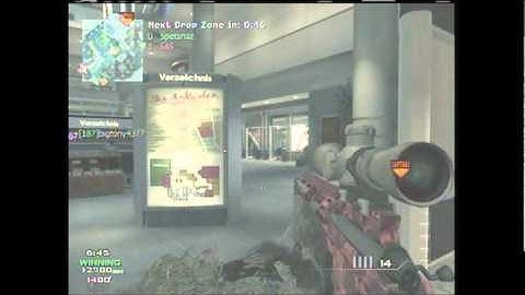 Mw3 MSR Gameplay Quick/Black Scoping on Arkaden