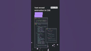 ✨ Text Reveal Animation with CSS3, JavaScript & HTML! 🚀 | Create Stunning Effects 🌟||#shorts #js #ai