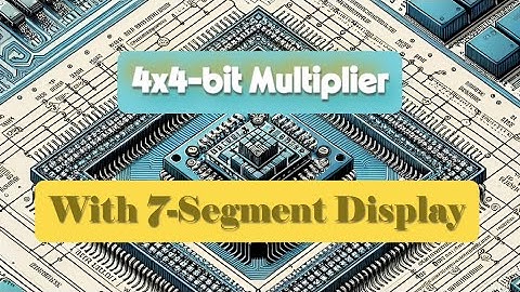 4x4-bit Multiplier with 7-Segment Display | De1-Soc Board | IP Modules