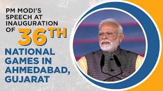 PM Modi's speech at inauguration of 36th National Games in Ahmedabad, Gujarat screenshot 4