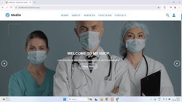 10.hospital management system Website: HTML, CSS, JS, PHP & MySQL Admin panel