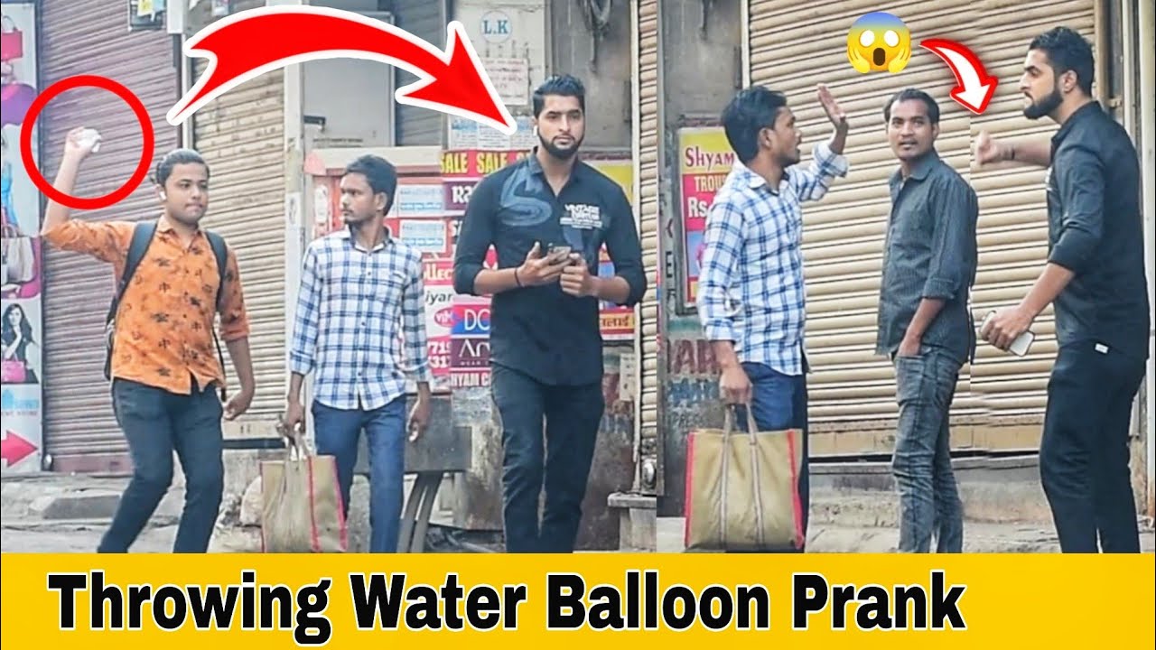 Water Balloon Prank With Twist Prakash Peswani Prank YouTube