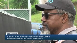 Exhumation begins for mass graves at Oaklawn Cemetery