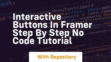 interactive buttons in framer step by step no code tutorial