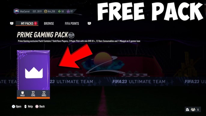 How to claim free FIFA 20 Twitch Prime Ultimate Team pack reward