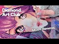Huge Diamond Art Painting Challenge with me! ✦┊ASMR unboxing &amp; All process┊speed tutorial *Relaxing*
