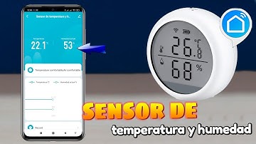 Sensor de temperatura y humedad real WiFi Tuya Smart Life 🌡 WSD400B