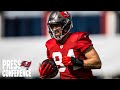 Cameron Brate on Rob Gronkowski’s Contributions, Role in Offense | Super Bowl LV Press Conference