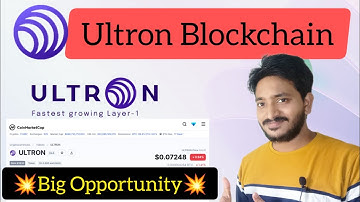 Ultron Blockchain 💥👆Good Opportunity Layer 1 Blockchain Coin buy करने के लिए 🤩👆 #ultron #blockchain