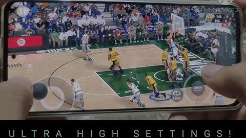 POCO F3 NBA 2K20 ULTRA HIGH SETTINGS