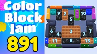 Color Block Jam Level 891 Solution