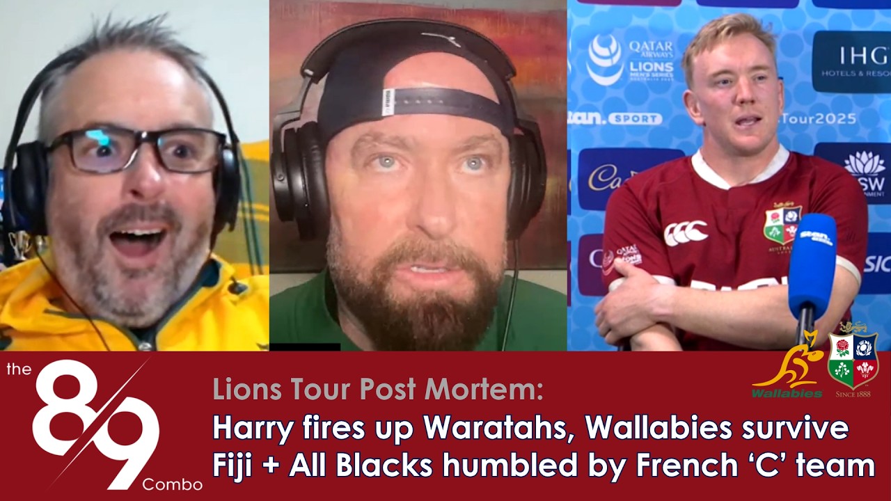 Harry fires up Waratahs, Wallabies survive Fiji, All Blacks humbled by France | Weekend Post-Mortem