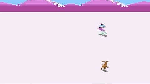 Ski Hunt Europe ATARI 2600 VCS HYPERSPIN NOT MINE VIDEO COMPUTER SYSTEM