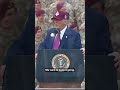 President Trump speaks on renaming military bases