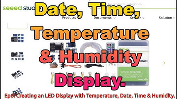 Date, Time & Temperature Display