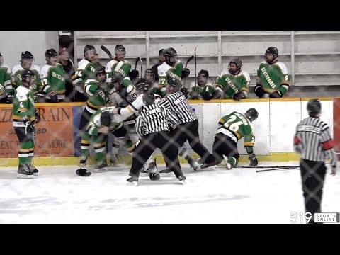 OEHL-Eishockey – Milverton 4 Wheel Drives gegen Seaforth Centenaires