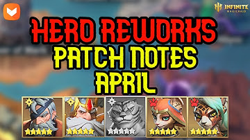 New Patch Notes And Hero Reworks! Mutu Looking Strong! - Infinite Magicraid