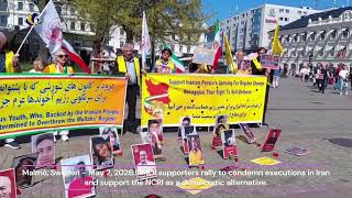 Malmö Rally Condemns Executions in Iran, Voices Support for NCRI as Democratic Alternative – May 2