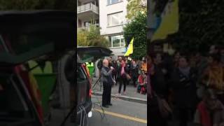 Akp Darbesi Zurich Protestosunda Pdalı Bir Komünist Yahudi Yoldaş
