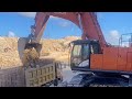 HITACHI Excavator Working in Mining at the Mine - Heavy Machinery & Equipment #132