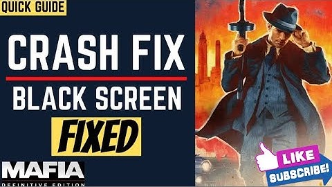 Mafia:Definitive Edition||Solution For Black Screen Freeze And Full Screen Bug||By-Daksh Playz