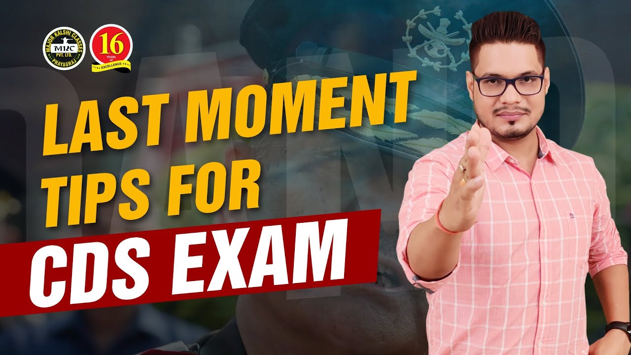 Last Moment tips for CDS 2 2023 Exam | Secret tips to boost CDS 2023 ...