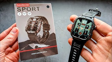 QX11 Smart Watch Review - Daorkow New Rugged Smart Watch for Men Wireless Talk Sports &Fitness Track