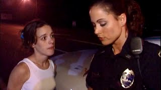 Cops Tv show Jacksonville Florida. Traffic stop and drug arrest. (2003).