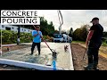 FINAL CONCRETE POURING ! for future house deck | (#16 How to build a house)