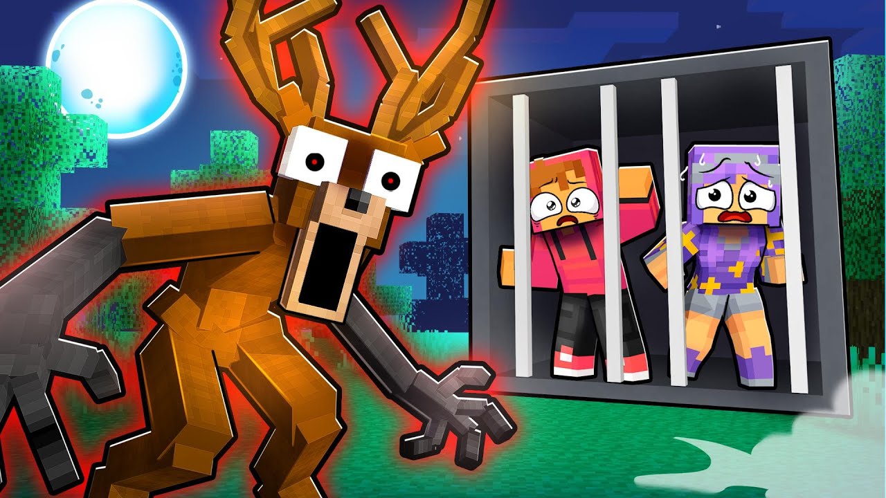 Trapped by THE DEER in Minecraft!