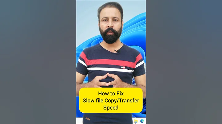 How to fix Slow copy and transfer of files #techshorts #techtips #tipsandtricks #tech #shorts