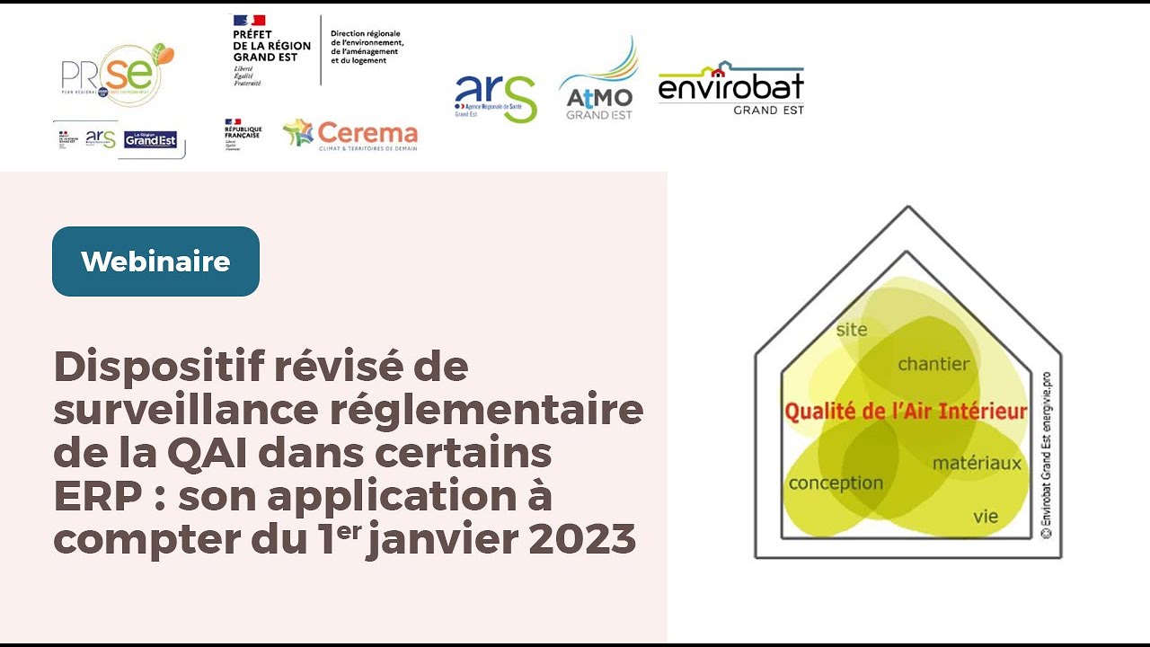 Qualité de l'air intérieur : concertation sur le dispositif de surveillance