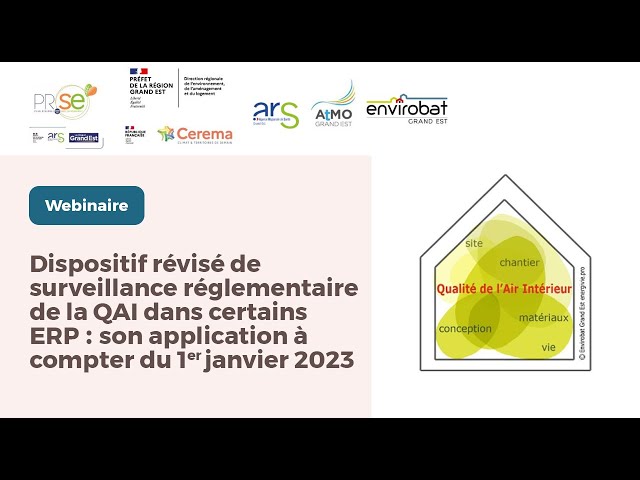 Qualité de l'air intérieur : concertation sur le dispositif de surveillance