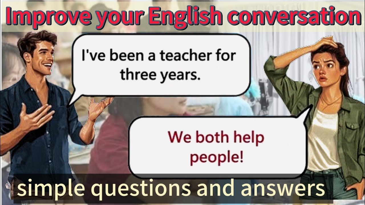 Daily English Conversation Practice| Simple Q&A for Beginners|Improve English Speaking and listening