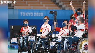 【スライドショー】ボッチャチーム日本が銅　2大会連続でメダル獲得