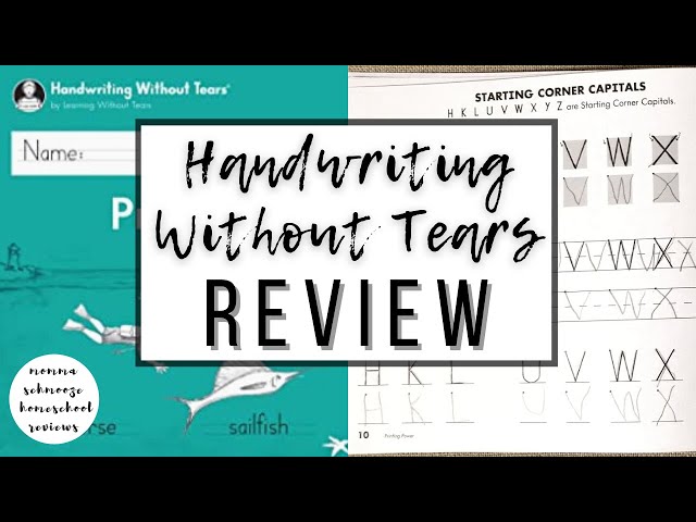 HANDWRITING WITHOUT TEARS REVIEW || 2ND GRADE HANDWRITING - YouTube handwriting-without-tears-review-2nd-grade-handwriting-youtube