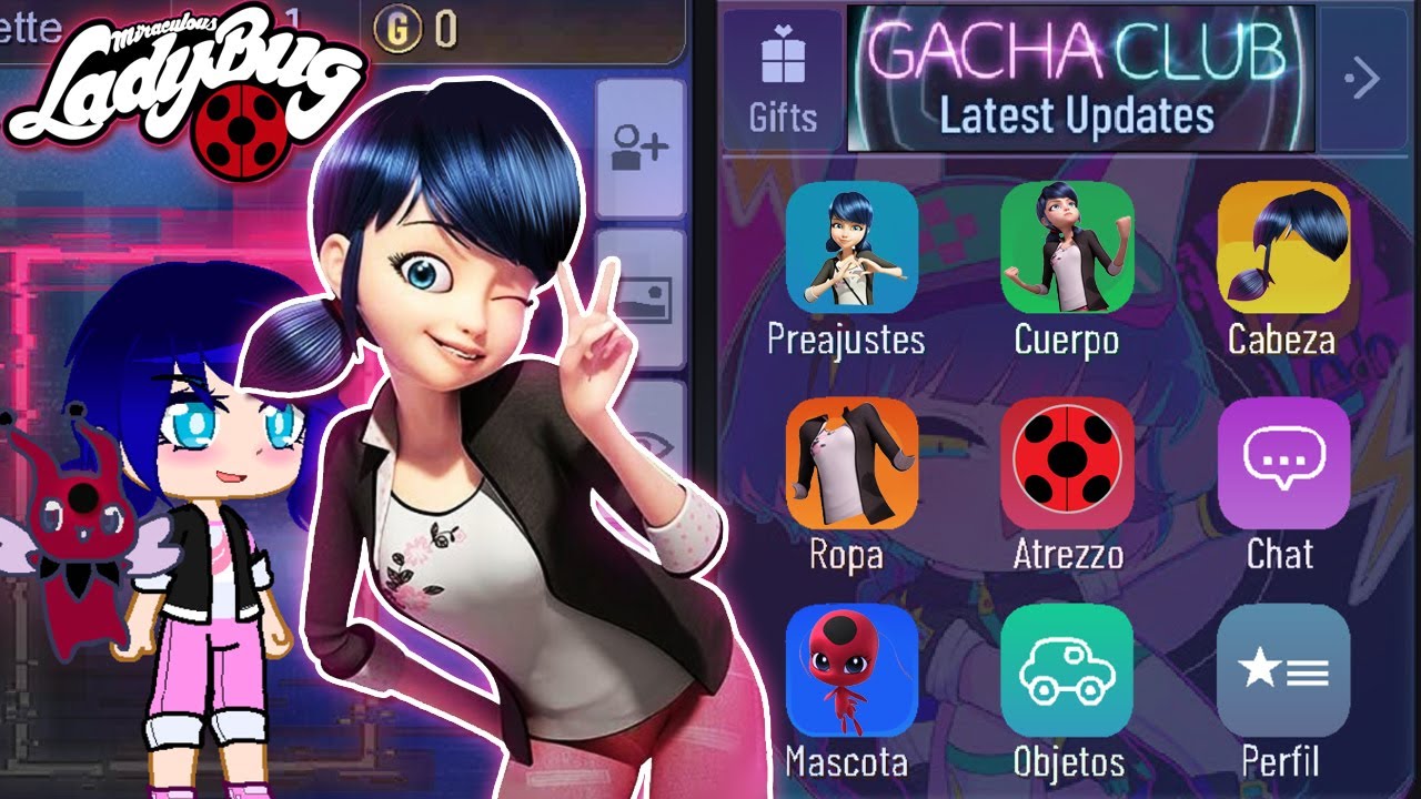 🐞 NOS CONVERTIMOS en MARINETTE en GACHA CLUB