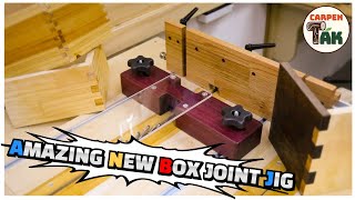 Table Saw sled EP.2 /Amazing new box jointer jig/Make teeth of any size without changing saw blades!